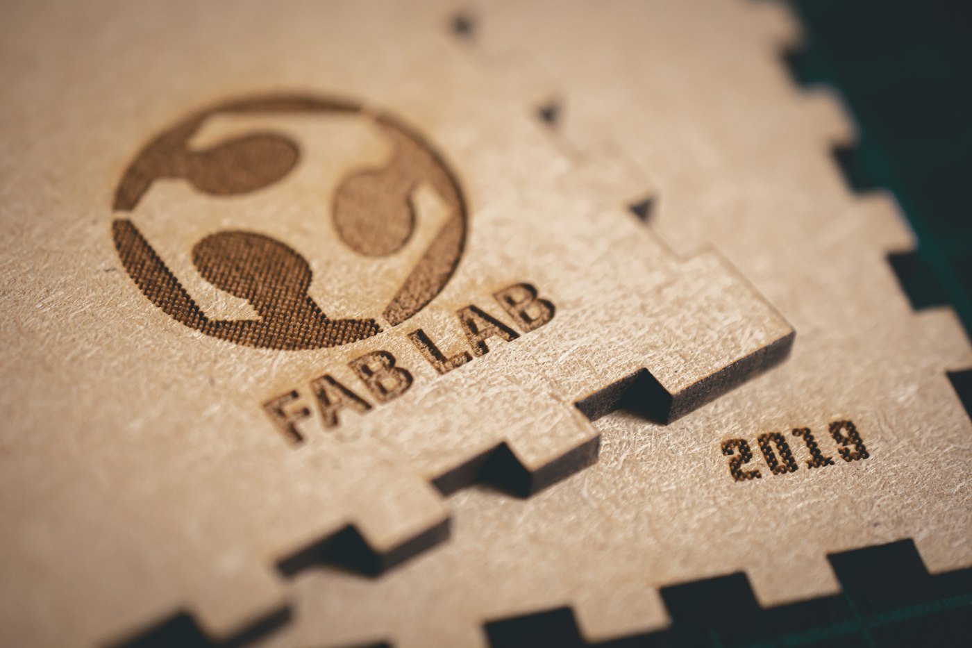 Laser engraved plywood box