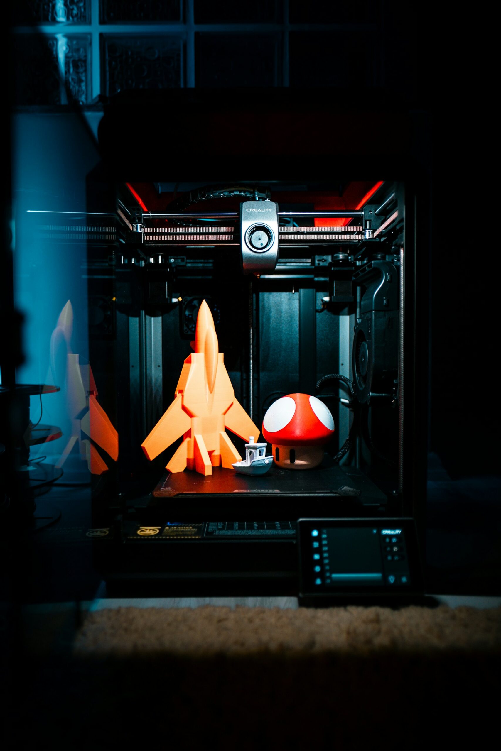 3D printer printing a part
