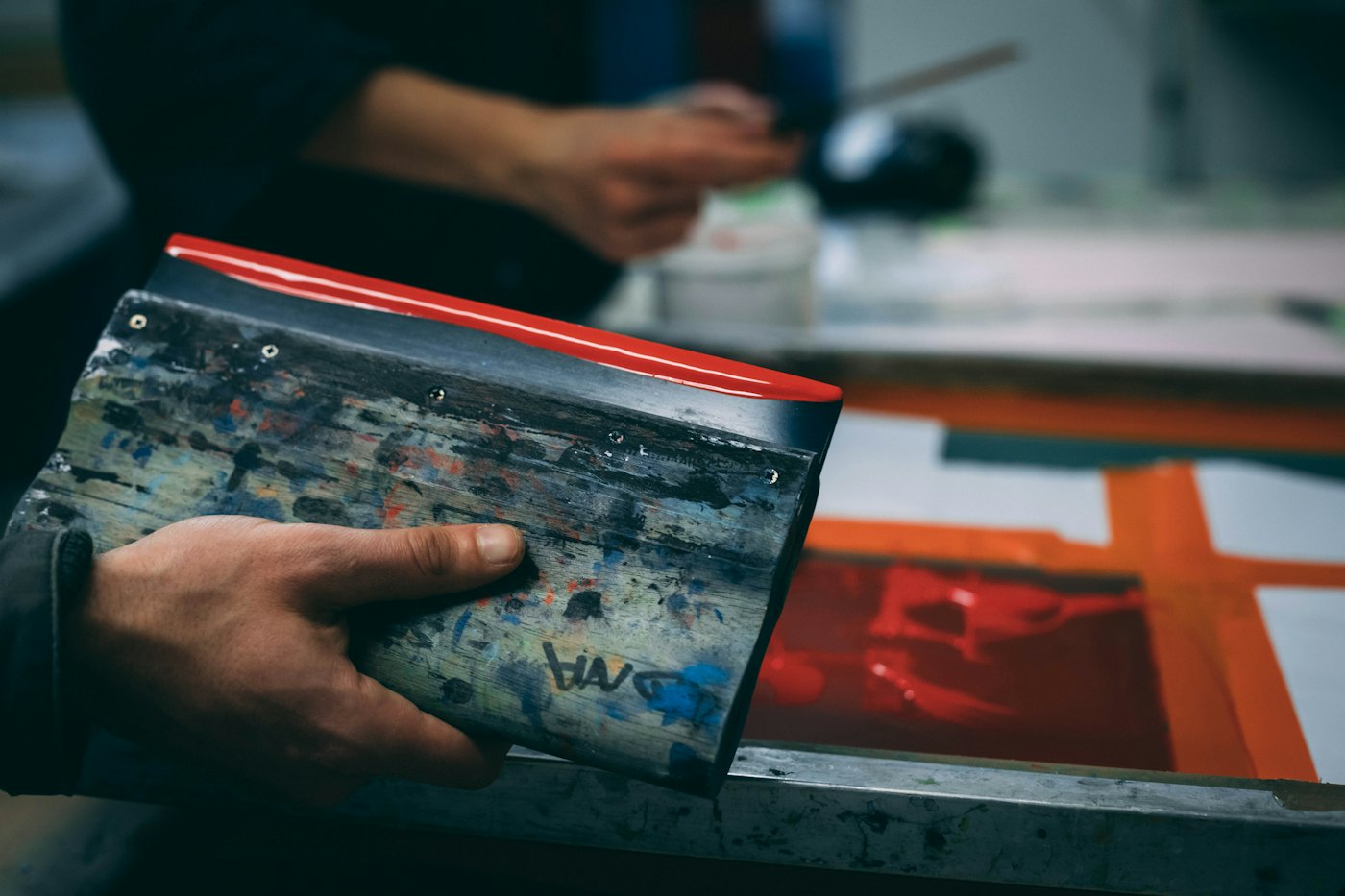 Printed product in hand